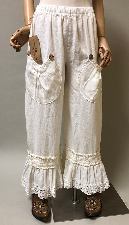 White Lace Summer Pants | Nayeon - Twice - Fashion Chingu